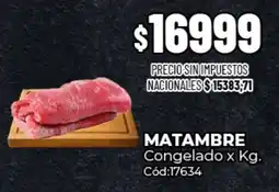 Diarco Matambre congelado oferta