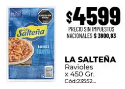 Diarco La salteña ravioles ricotta oferta