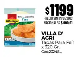 Diarco Villa d'agri tapas para feir oferta