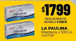 Diarco La paulina manteca oferta