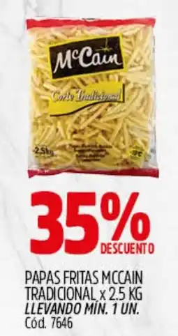 Supermercados Yaguar McCain papas fritas tradicional oferta
