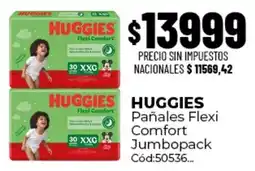 Diarco Huggies pañales flexi comfort jumbopack oferta