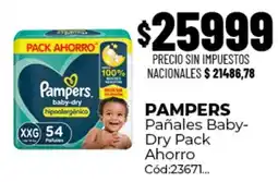 Diarco Pampers pañales baby-dry pack ahorro oferta