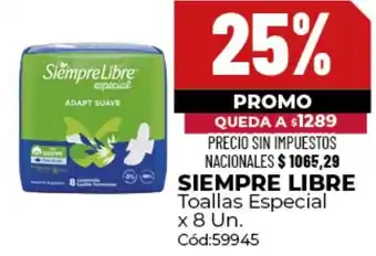 Diarco Siempre libre toallas especial oferta