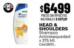 Diarco Head & Shoulders Shampoo Antiresequedad oferta