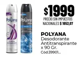 Diarco Polyana desodorante antitranspirante oferta