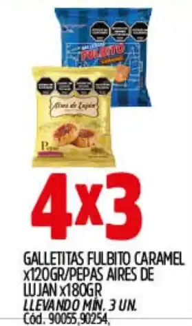 Supermercados Yaguar Fulbito galletitas caramel oferta