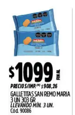 Supermercados Yaguar San remo maria galletitas oferta