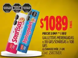 Supermercados Yaguar Sonrisas galletitas merengadas metengadas oferta