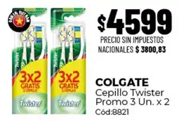 Diarco Colgate cepillo twister oferta