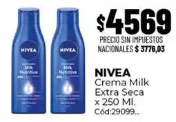 Diarco Nivea crema milk extra seca oferta