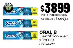 Diarco Oral B dentífrico 4 en 1 oferta