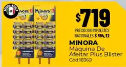 Diarco Minora maquina de afeitar plus blister oferta