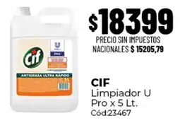 Diarco Cif limpiador u pro oferta
