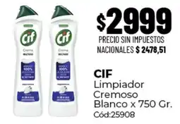 Diarco Cif limpiador cremoso blanco oferta