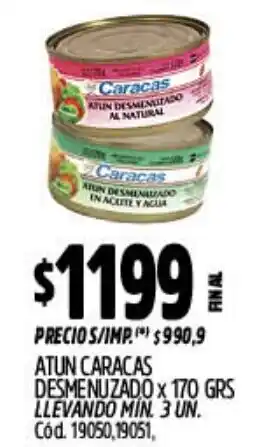 Supermercados Yaguar Caracas atun desmenuzado oferta