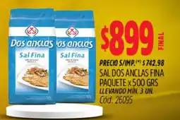 Supermercados Yaguar Dos anclas sal fina oferta