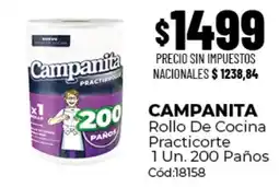 Diarco Campanita rollo de cocina practicorte oferta