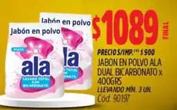 Supermercados Yaguar Ala jabón en polvo oferta