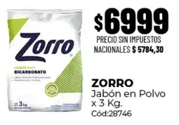 Diarco Zorro jabón en polvo oferta