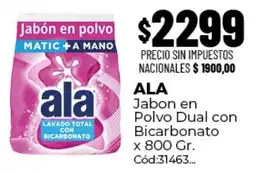 Diarco Ala jabón en polvo dual con bicarbonato oferta