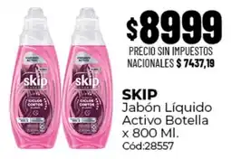 Diarco Skip jabón líquido activo botella oferta