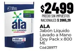 Diarco Ala jabón líquido lavado a mano oferta