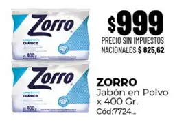 Diarco Zorro jabón en polvo oferta