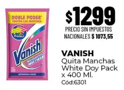 Diarco Vanish quita manchas white doy pack oferta