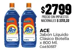 Diarco Ace jabón líquido clásico botella oferta