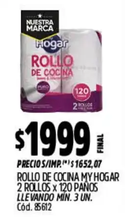 Supermercados Yaguar Hogar rollo de cocina oferta