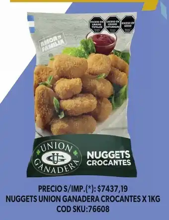 Union ganadera nuggets crocantes