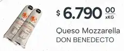 El Milagro Mayorista Don benedecto queso mozzarella oferta