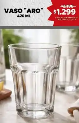 Makro Aro vaso oferta