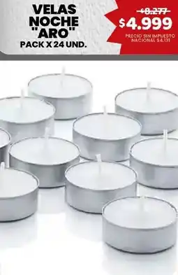 Makro Aro velas noche oferta