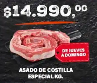 Supermercados Damesco Asado de costilla especial oferta