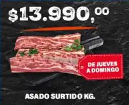 Supermercados Damesco Asado surtido oferta