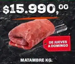 Supermercados Damesco Matambre oferta