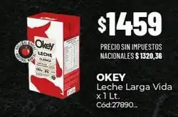 Diarco Okey - leche larga vida x 1 lt. cód:27890 oferta