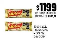 Diarco Dolca - bananita x 30 gr. cód:3019 oferta