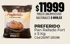 Diarco Preferido - pan rallado fort cód:25097-25098 oferta
