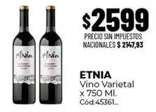 Diarco Etnia - vino varietal x 750 ml. cód:45361 oferta