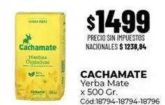Diarco Cachamate - yerba mate x 500 gr. cód:18794-18794-18796 oferta