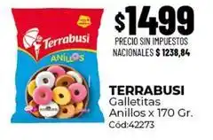 Diarco Terrabusi - galletitas anillos cód:42273 oferta