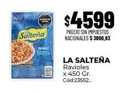 Diarco La salteña - ravioles x 450 gr oferta