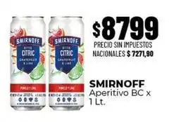 Diarco Smirnoff - aperitivo bc oferta