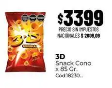 Diarco 3d - snack cono x 85 gr oferta