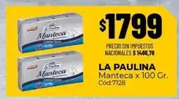 Diarco La paulina - manteca x 100 gr. cód:7128 oferta