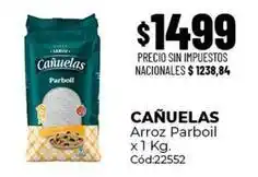 Diarco Cañuelas - arroz parboil x 1 kg. cód:22552 oferta