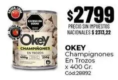 Diarco Okey - champiñones en trozos oferta